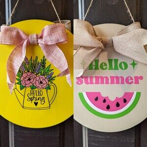 Wooden Signs / Home Decor Spring & Summer